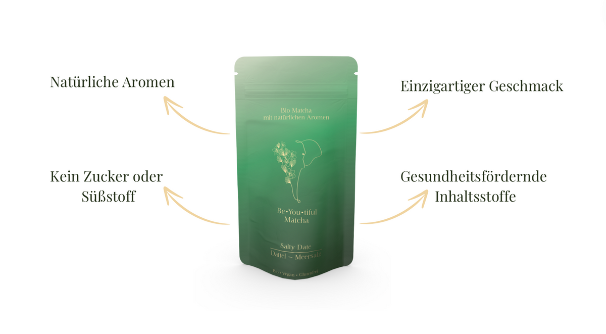 Salty Date - aromatisierter Bio-Matcha